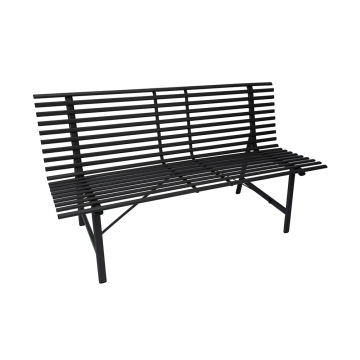 Banc de jardin extérieur en métal